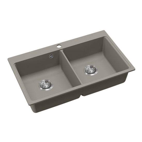 Evido EVIDO QUADRO 9 gránit mosogatótál dugókiemelő nélkül 442064 Gránit mosogatótálca