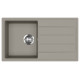 Evido EVIDO Easy 45S gránit mosogató, 760 x 440 mm, platina 442068 Gránit mosogatótálca