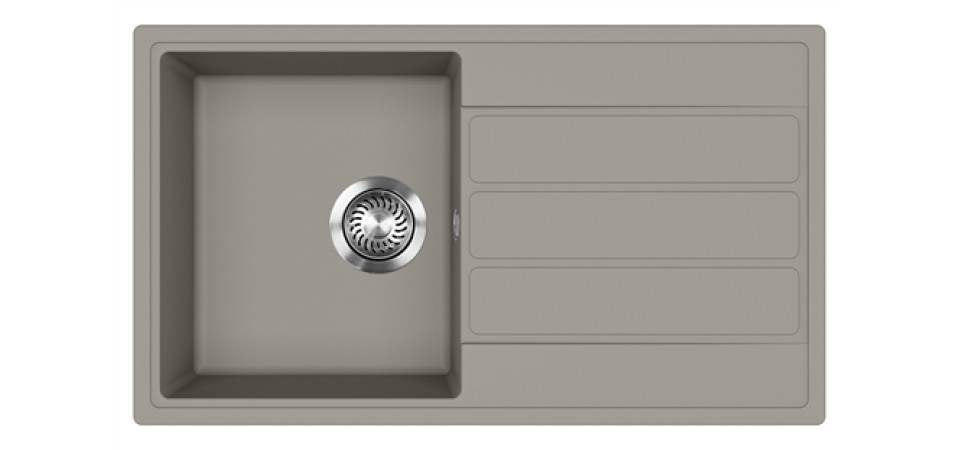 Evido EVIDO Easy 45S gránit mosogató, 760 x 440 mm, platina 442068 Gránit mosogatótálca Evido EVIDO Easy 45S gránit mosogató, 760 x 440 mm, platina 442068 Gránit mosogatótálca