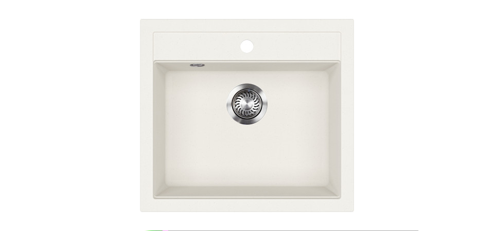 Evido EVIDO QUADRO 6 gránit mosogatótál dugókiemelő nélkül 442205 Gránit mosogatótálca