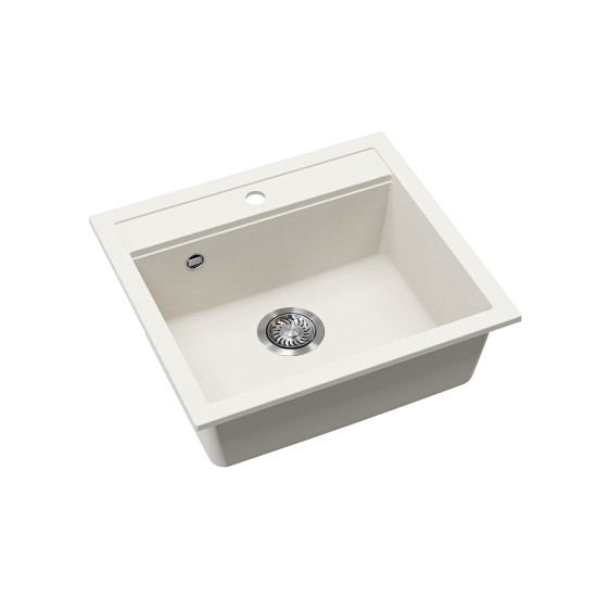 Evido EVIDO QUADRO 6 gránit mosogatótál dugókiemelő nélkül 442205 Gránit mosogatótálca