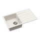 Evido EVIDO EASY 45 S gránit mosogató, 760 x 440 mm, fehér 442208 Gránit mosogatótálca