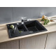 Blanco METRA 6 S Compact SILGRANIT mosogató, fehér, lefolyó-távműködtetővel 513468 Gránit mosogatótálca