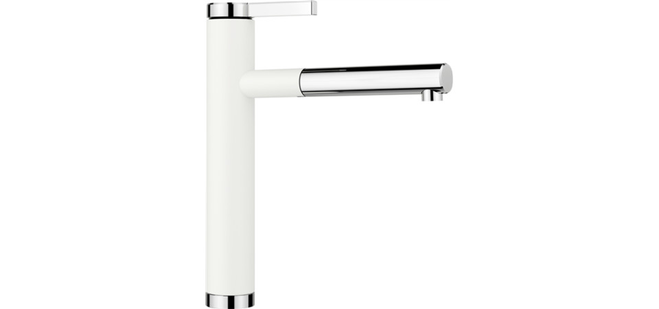 Blanco LINEE-S fehér/króm HD 518441 Gránit csaptelep Blanco LINEE-S fehér/króm HD 518441 Gránit csaptelep