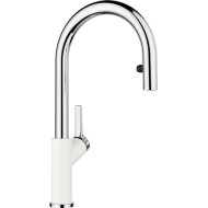 Blanco CARENA-S Vario fehér/króm HD 521368 Gránit csaptelep Blanco CARENA-S Vario fehér/króm HD 521368 Gránit csaptelep