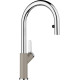 Blanco CARENA-S Vario kihúzható fejes csaptelep, tartufo/króm, SILGRANIT-Look, HD 521376 Gránit csaptelep