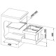 Blanco FLEXON II 50/2 hulladéktároló rendszer 521469 Beépíthető hulladéktároló