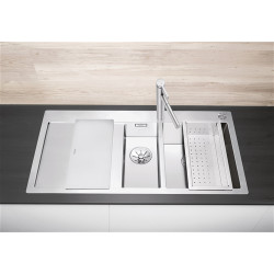 Blanco CLARON 6S -IF jobbos InFino 521645 Rozsdamentes acél mosogatótálca