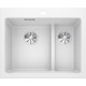 Blanco PLEON 6 Split SILGRANIT mosogató, balos, fehér 521693 Gránit mosogatótálca