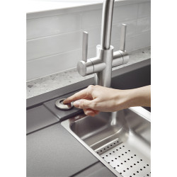 Blanco Levegőkapcsoló nyomógomb PVD steel 526768 Beépíthető konyhamalac tartozék Blanco Levegőkapcsoló nyomógomb PVD steel 526768 Beépíthető konyhamalac tartozék