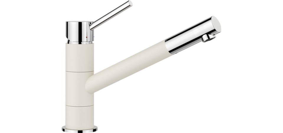 Blanco KANO törtfehér / króm HD 526951 Gránit csaptelep Blanco KANO törtfehér / króm HD 526951 Gránit csaptelep