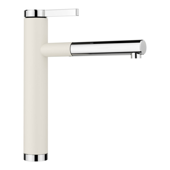 Blanco LINEE-S kihúzható fejes csaptelep, törtfehér/króm, SILGRANIT-Look, HD 526957 Gránit csaptelep