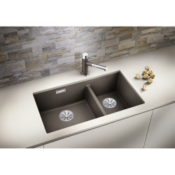 Blanco SUBLINE 430/270-U SILGRANIT mosogató, balos, törtfehér 527167 Gránit mosogatótálca