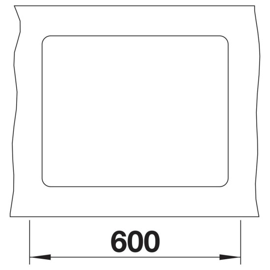 Blanco SUBLINE 500-F SILGRANIT mosogató, törtfehér 527169 Gránit mosogatótálca
