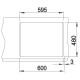 Blanco METRA 6 SILGRANIT mosogató, vulkánszürke 527296 Gránit mosogatótálca