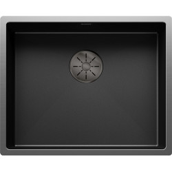 Blanco CLARON 500-U DarkSteel 527834 Rozsdamentes acél mosogatótálca