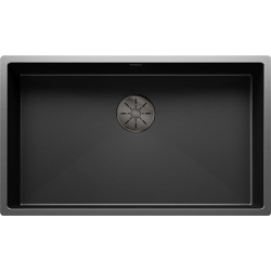 Blanco CLARON 700-U DarkSteel 527835 Rozsdamentes acél mosogatótálca