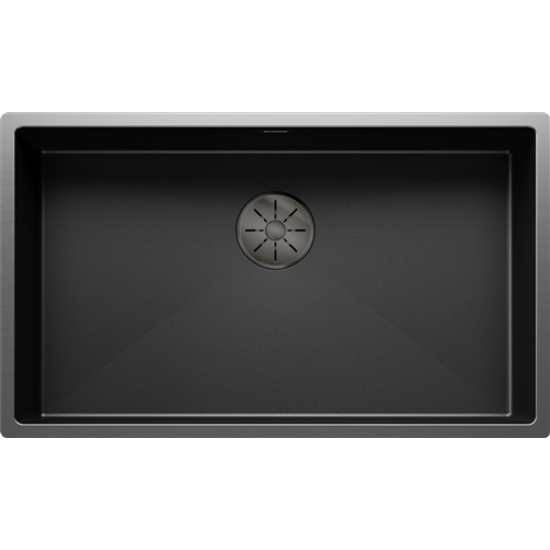 Blanco CLARON 700-U DarkSteel 527835 Rozsdamentes acél mosogatótálca