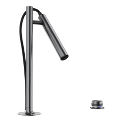 Blanco LUNEOO-S kihúzható fejes csaptelep satin dark steel, HD 527975 Gránit csaptelep