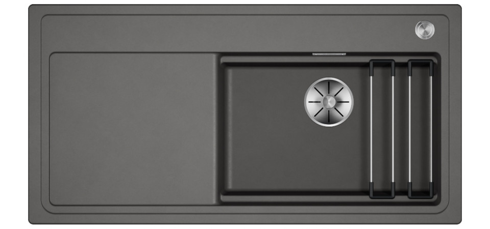 Blanco ETAGON XL 6S vulkánszürke tart., exc. 528095 Gránit mosogatótálca