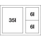 Blanco SELECT II Big 60/3 528148 Beépíthető hulladéktároló
