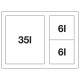 Blanco SELECT II Big 60/3 hulladéktároló rendszer 528148 Beépíthető hulladéktároló