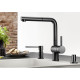 Blanco LINUS-S ECO kihúzható fejes csaptelep, matt fekete, HD 528153 Gránit csaptelep