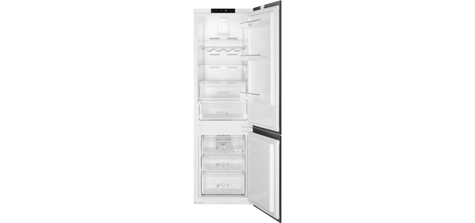 SMEG SMEG C8175 beépíthető hűtő C8175TNE Beépíthető kombinált alul fagyasztós hűtő SMEG SMEG C8175 beépíthető hűtő C8175TNE Beépíthető kombinált alul fagyasztós hűtő