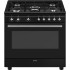 SMEG SZABADONÁLLÓ TŰZHELY CX91GMBL Kombinált tűzhely