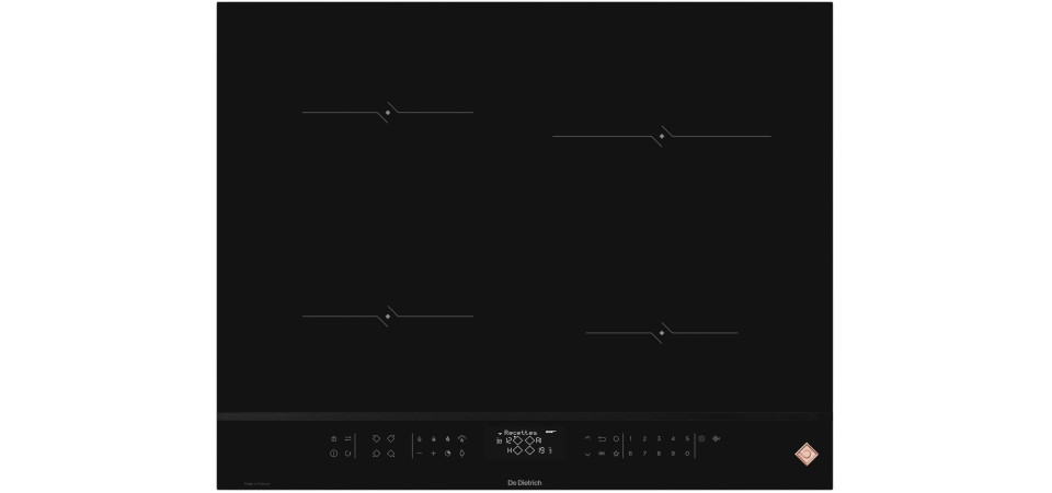 De Dietrich DPI4420 indukciós főzőlap, 65 cm DPI4420H Beépíthető indukciós főzőlap