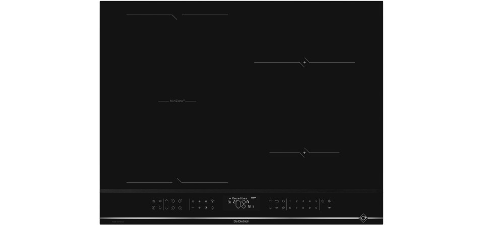 De Dietrich DPI4431 indukciós főzőlap, 65 cm DPI4431XT Beépíthető indukciós főzőlap