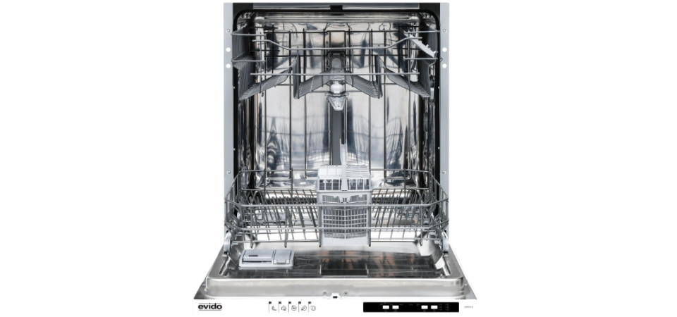 Evido EVIDO AQUALIFE 60 teljesen integrált mosogatógép DW65I.3 Beépíthető 12-15 terítékes mosogatógép