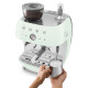 SMEG SMEG EGF03 őrlővel kombinált espresso kávéfőző EGF03PGEU Kávéfőző