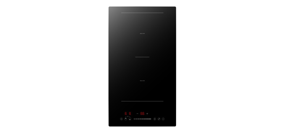 Evido EVIDO DOMINO-I 3BB indukciós domino főzőlap, 30 cm, fekete HID3BB.1 Beépíthető gáz főzőlap