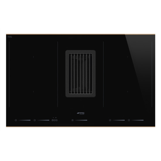 SMEG SMEG Dolce Stil Novo HOBD682 páraelszívóval integrált indukciós főzőlap HOBD682R1 Beépíthető főzőlap integrált páraelszívóval