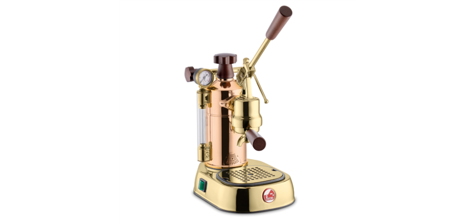 la Pavoni La Pavoni Lever professioal, arany, fakiegészítőkkel LPLPRG01EU Kávéfőző la Pavoni La Pavoni Lever professioal, arany, fakiegészítőkkel LPLPRG01EU Kávéfőző