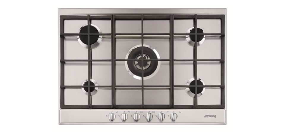 SMEG Selezione P272 gáz főzőlap P272XGH Beépíthető gáz főzőlap SMEG Selezione P272 gáz főzőlap P272XGH Beépíthető gáz főzőlap