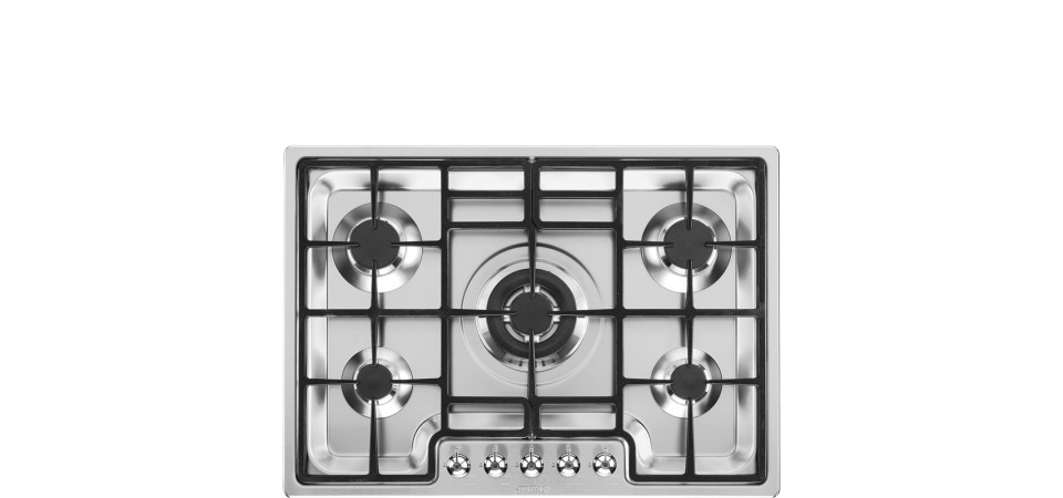 SMEG Classic/Linea PGF75-4 gáz főzőlap Beépíthető gáz főzőlap SMEG Classic/Linea PGF75-4 gáz főzőlap Beépíthető gáz főzőlap