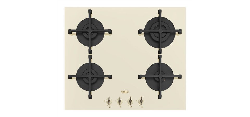 SMEG Colonial PV864 gáz főzőlap PV864PO Beépíthető gáz főzőlap SMEG Colonial PV864 gáz főzőlap PV864PO Beépíthető gáz főzőlap