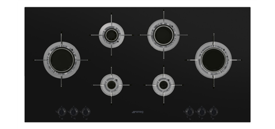 SMEG Dolce Stil Novo PVL6106 gáz főzőlap PVL6106CN Beépíthető gáz főzőlap SMEG Dolce Stil Novo PVL6106 gáz főzőlap PVL6106CN Beépíthető gáz főzőlap