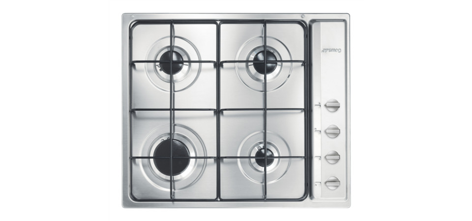 SMEG Contemporary S64 gáz főzőlap S64S Beépíthető gáz főzőlap SMEG Contemporary S64 gáz főzőlap S64S Beépíthető gáz főzőlap