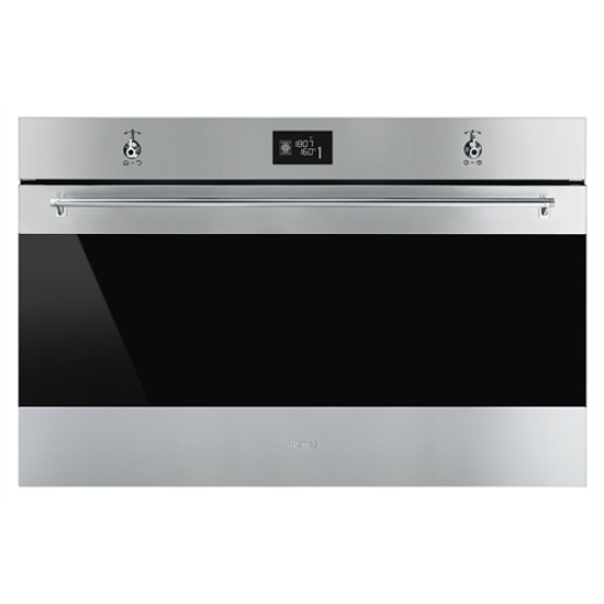 SMEG SMEG HŐLÉGKEVERÉSES SÜTŐ, Classica design, 90 cm, LCD, inox SF9390X1 Beépíthető villany sütő