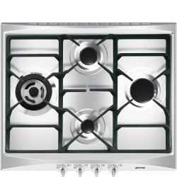SMEG Selezione SR264 gáz főzőlap SR264XGH2 Beépíthető gáz főzőlap
