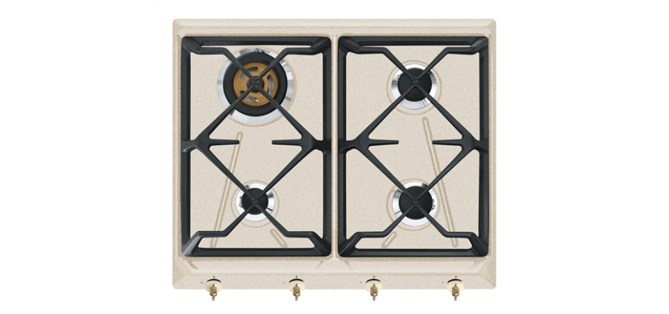 SMEG Colonial SRV864 gáz főzőlap SRV864AVOGH2 Beépíthető gáz főzőlap SMEG Colonial SRV864 gáz főzőlap SRV864AVOGH2 Beépíthető gáz főzőlap