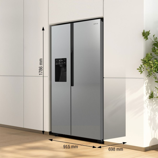 Gorenje NRR9185ESXL Side by Side hűtőszekrény