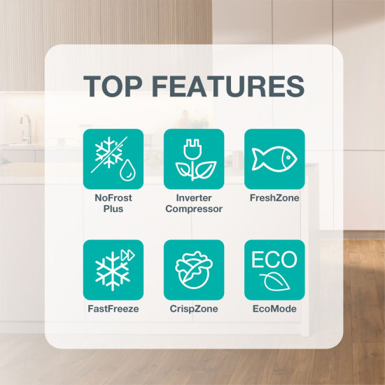 Gorenje NRK720EAXL4 Kombinált alulfagyasztós hűtőszekrény