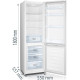 Gorenje RK4182PW4 Kombinált alulfagyasztós hűtőszekrény