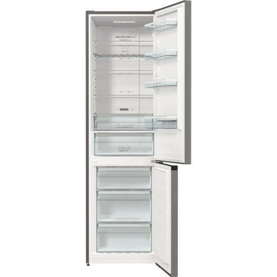 Gorenje NRK6202AXL4 Kombinált alulfagyasztós hűtőszekrény