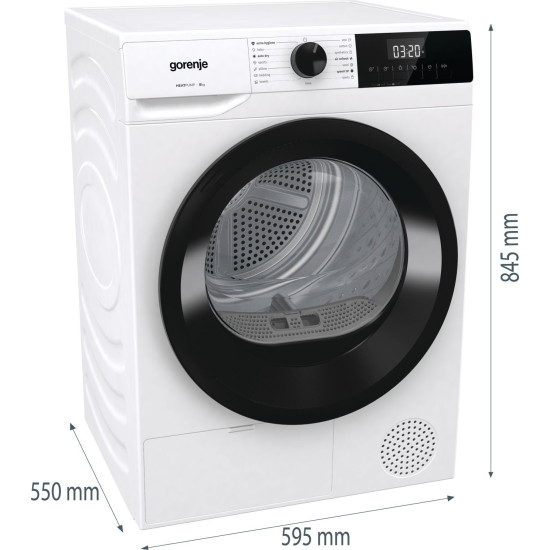 Gorenje DHNE83 Hőszivattyús szárítógép