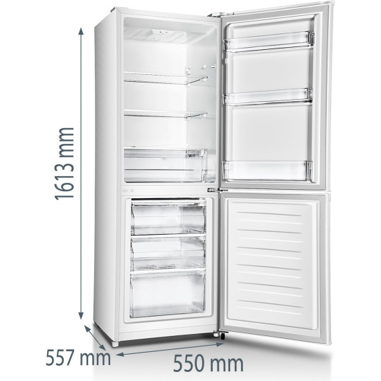 Gorenje RK4162PW4 Kombinált alulfagyasztós hűtőszekrény